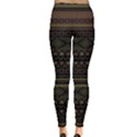 Dark Aztec Tribal Chevron Stripes Leggings View2