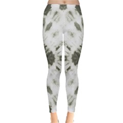 Dark Gray Tie Dye Leggings by CoolDesigns