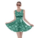 Teal Yummy Colorful Sweet Lollipop Candy Macaroon Cupcake Donut Seamless Skater Dress  View1