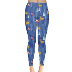 Blue Deer Leggings  by CoolDesigns