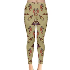 Egypt Cat Vintage Leggings 