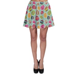 Colorful Easter Eggs Pattern Skater Skirt by CoolDesigns