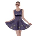 Blue Pattern Owls in the Night Forest Skater Dress View1