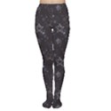 Black Blue Night with Shiny Silver Stars Women s Tights View1