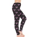 Black Bat Tile Halloween Pattern Women s Leggings View4