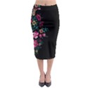 Pink in Dark Midi Pencil Skirt View1