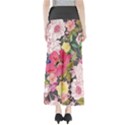 Gray Floral Maxi Skirt View2