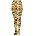 Yellow Tiger Pattern Women s Tights View1