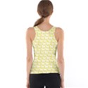 Yellow Pattern with Stylized Horses Tank Top View2