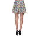 Colorful Abstract Pattern Skater Skirt View2