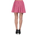 Pink Heart Shape Pattern Skater Skirt View2