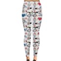 Colorful Dog and Cat Pattern Stylish Design Leggings View2