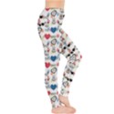 Colorful Dog and Cat Pattern Stylish Design Leggings View4