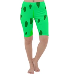 Alien Spon Green Cropped Leggings  by Alisyart