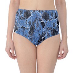 Floral Pattern Background Seamless High-waist Bikini Bottoms by Simbadda