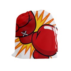 Boxing Gloves Red Orange Sport Drawstring Pouches (extra Large) by Alisyart