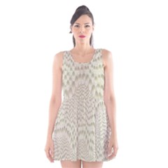 Coral X Ray Rendering Hinges Structure Kinematics Scoop Neck Skater Dress