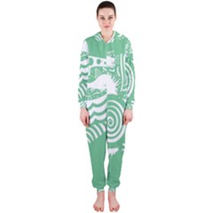 Fish Star Green Hooded Jumpsuit (ladies) 