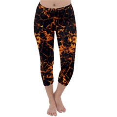 Fiery Ground Capri Winter Leggings 