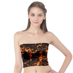 Fiery Ground Tube Top by Alisyart