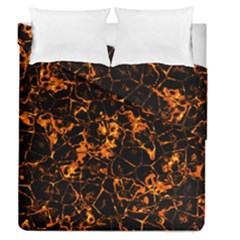 Fiery Ground Duvet Cover Double Side (queen Size) by Alisyart