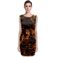 Fiery Ground Classic Sleeveless Midi Dress