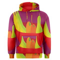 Fruitbowl Llustrations Fruit Banana Orange Guava Men s Pullover Hoodie