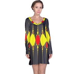 Hyperbolic Complack  Dynamic Long Sleeve Nightdress