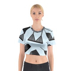 Grown Ups Guide To Underwear Opener Black Blue Cotton Crop Top