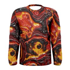 Lava Active Volcano Nature Men s Long Sleeve Tee by Alisyart