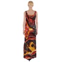 Lava Active Volcano Nature Maxi Thigh Split Dress View2