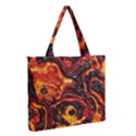 Lava Active Volcano Nature Medium Zipper Tote Bag View2