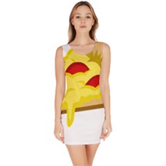 Pasta Salad Pizza Cheese Sleeveless Bodycon Dress by Alisyart