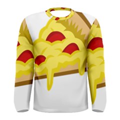 Pasta Salad Pizza Cheese Men s Long Sleeve Tee by Alisyart