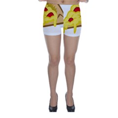 Pasta Salad Pizza Cheese Skinny Shorts by Alisyart
