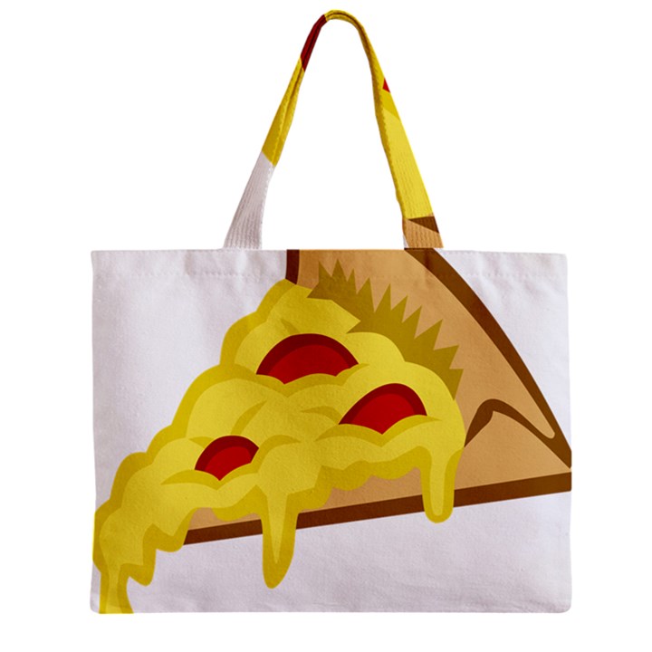 Pasta Salad Pizza Cheese Zipper Mini Tote Bag