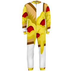 Pasta Salad Pizza Cheese Onepiece Jumpsuit (men)  by Alisyart