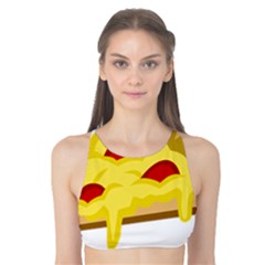 Pasta Salad Pizza Cheese Tank Bikini Top by Alisyart