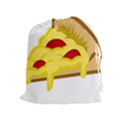 Pasta Salad Pizza Cheese Drawstring Pouches (Extra Large) View1