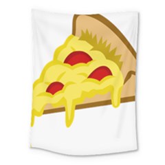 Pasta Salad Pizza Cheese Medium Tapestry by Alisyart