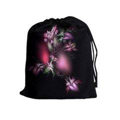 Colour Of Nature Fractal A Nice Fractal Coloured Garden Drawstring Pouches (extra Large) by Simbadda