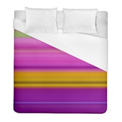 Stripes Colorful Background Colorful Pink Red Purple Green Yellow Striped Wallpaper Duvet Cover (full/ Double Size) by Simbadda