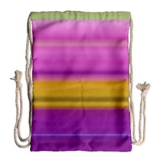 Stripes Colorful Background Colorful Pink Red Purple Green Yellow Striped Wallpaper Drawstring Bag (large) by Simbadda