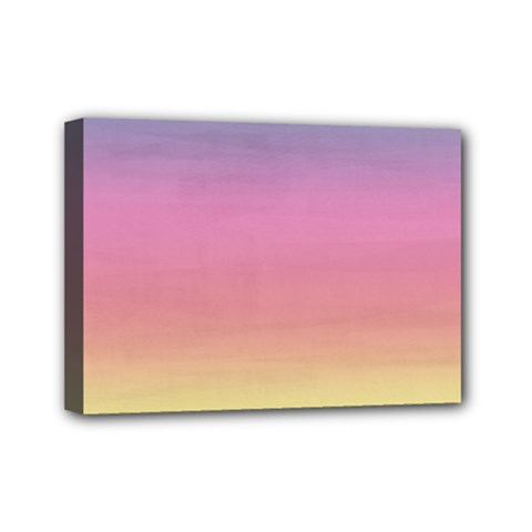 Watercolor Paper Rainbow Colors Mini Canvas 7  X 5  by Simbadda