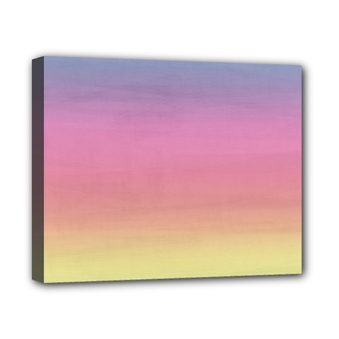 Watercolor Paper Rainbow Colors Canvas 10  X 8  by Simbadda