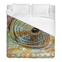 Macro Of The Eye Of A Chameleon Duvet Cover (Full/ Double Size) View1