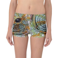 Macro Of The Eye Of A Chameleon Reversible Bikini Bottoms by Simbadda