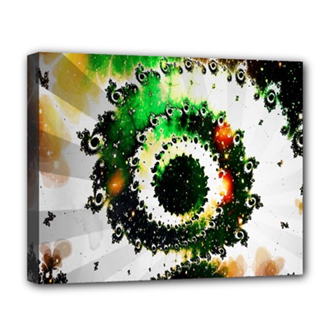 Fractal Universe Computer Graphic Deluxe Canvas 20  X 16   by Simbadda