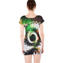 Fractal Universe Computer Graphic Short Sleeve Bodycon Dress View2