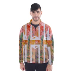 Union Jack Abstract Watercolour Painting Wind Breaker (men) by Simbadda